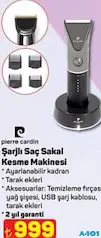 PİERRE CARDİN ŞARJLI SAÇ SAKAL KESME MAKİNESİ